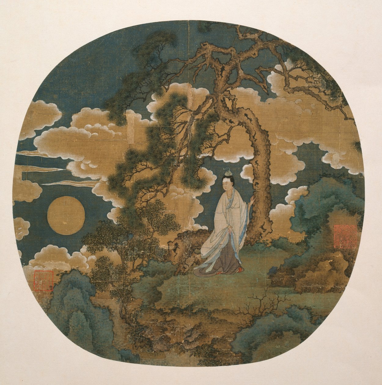 嫦娥，月亮女神 作者 未知艺术家