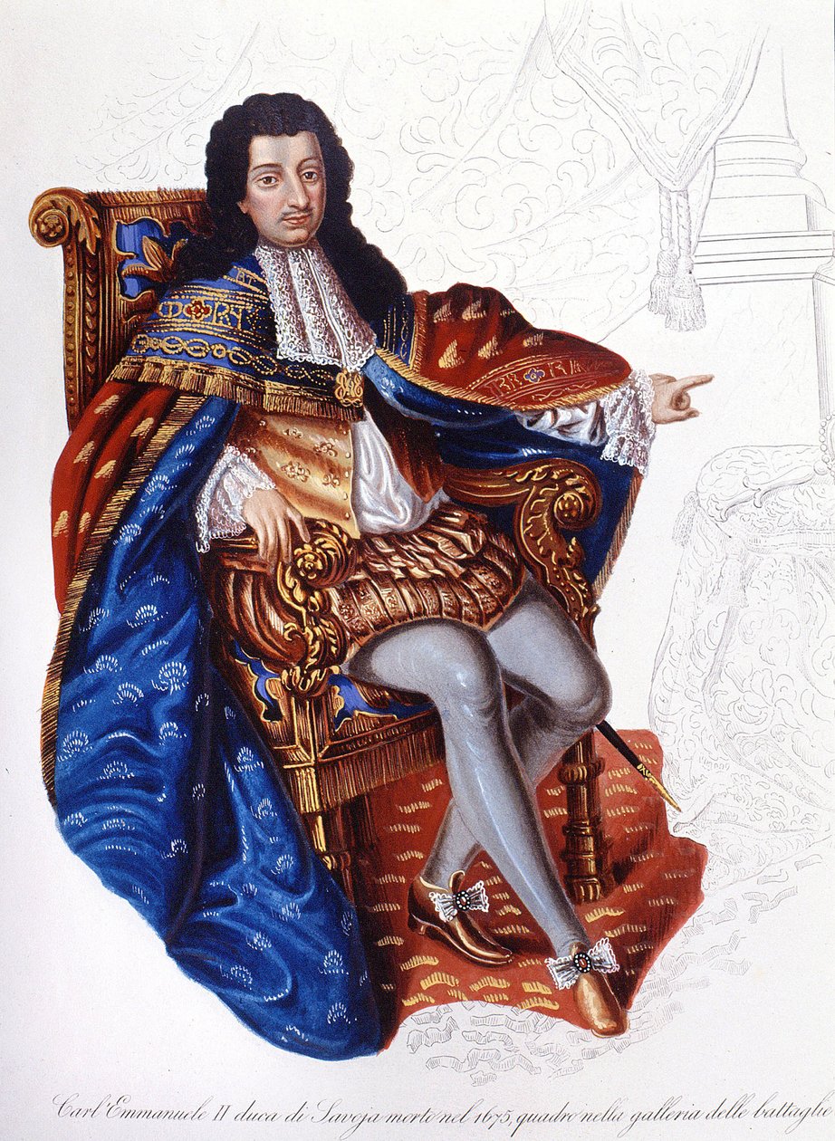 Charles Emmanuel II (1634 - 1675), Duke of Savoy. 作者 未知艺术家