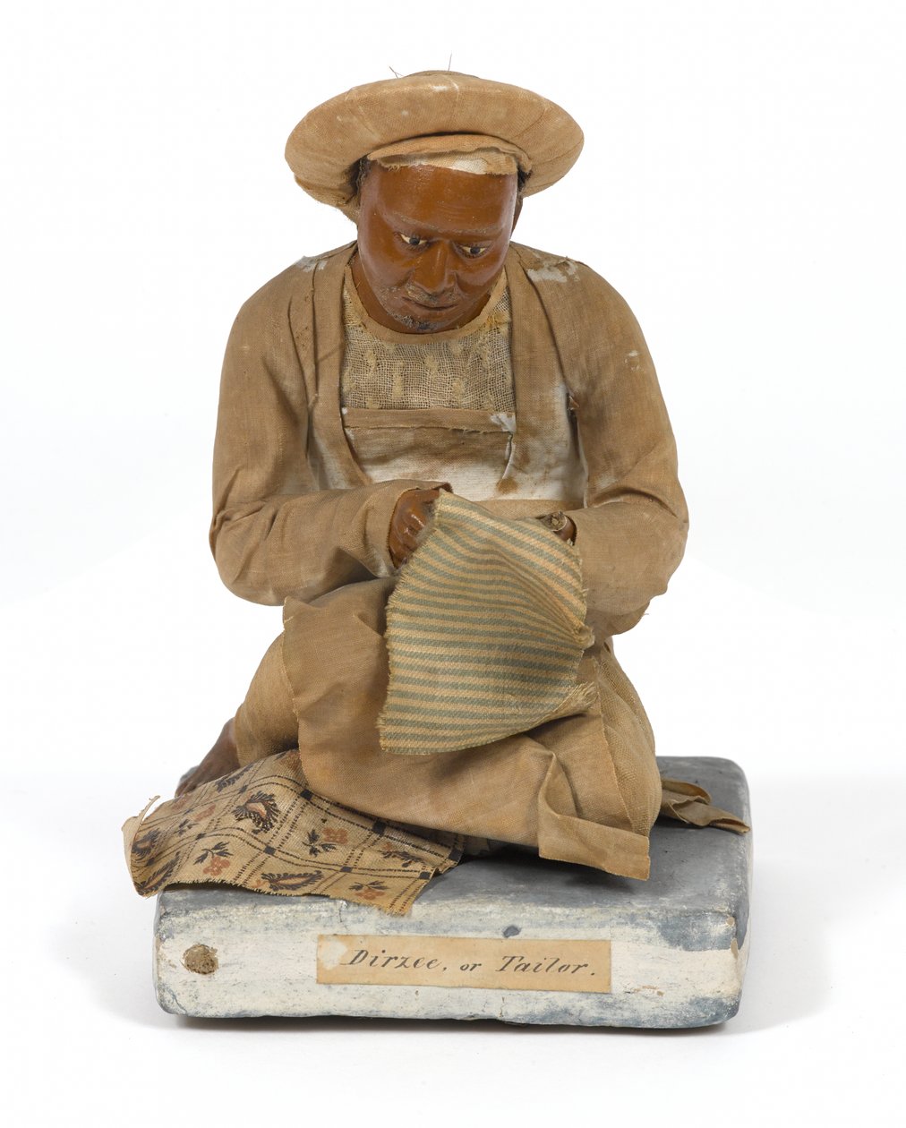 Dirzee, or Tailor, terracotta figurine, India, c.1880 (statuette) 作者 未知艺术家