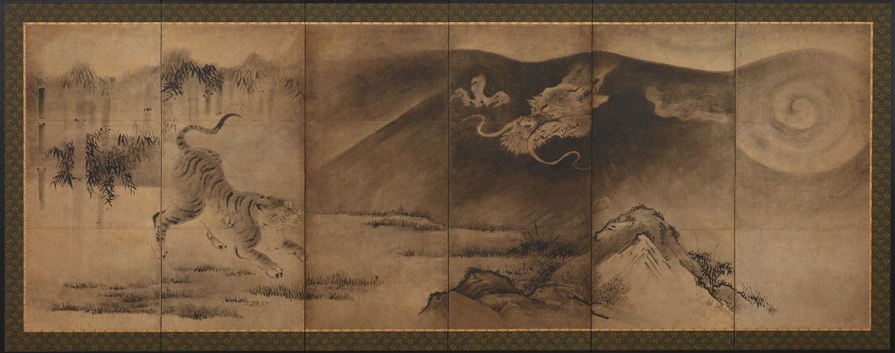 龙和虎 作者 未知艺术家