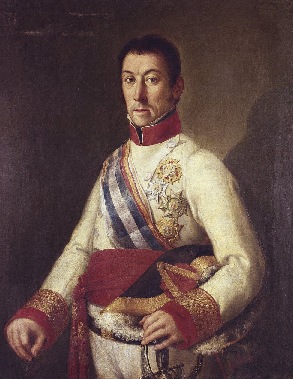 埃利奥，弗朗西斯科·哈维尔·德 (1767-1822)。 西班牙专制军队、蒙得维的亚总督（绘画） 作者 未知艺术家