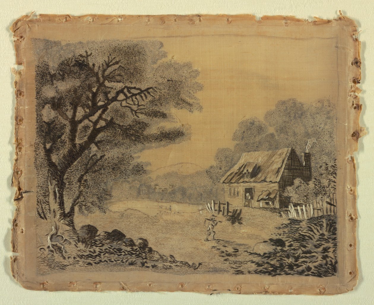 刺绣画 作者 未知艺术家