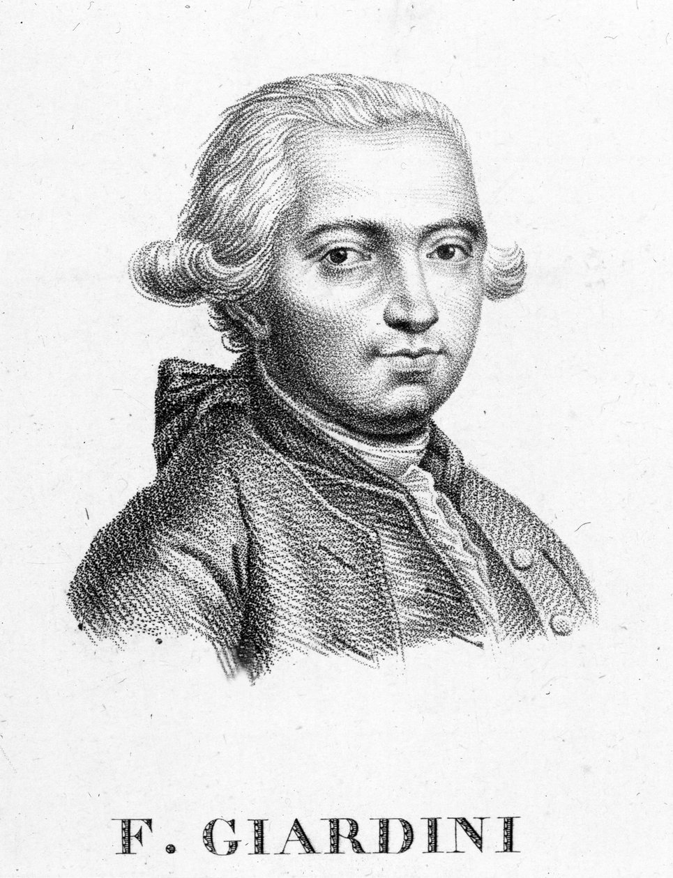 Felice Giardini (1716-1796)，意大利小提琴家和作曲家 作者 未知艺术家