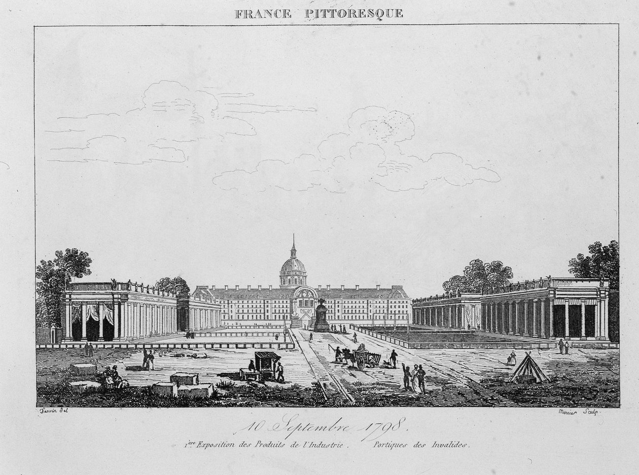 First exhibition of industrial products: Portique des Invalides, September 10 作者 未知艺术家