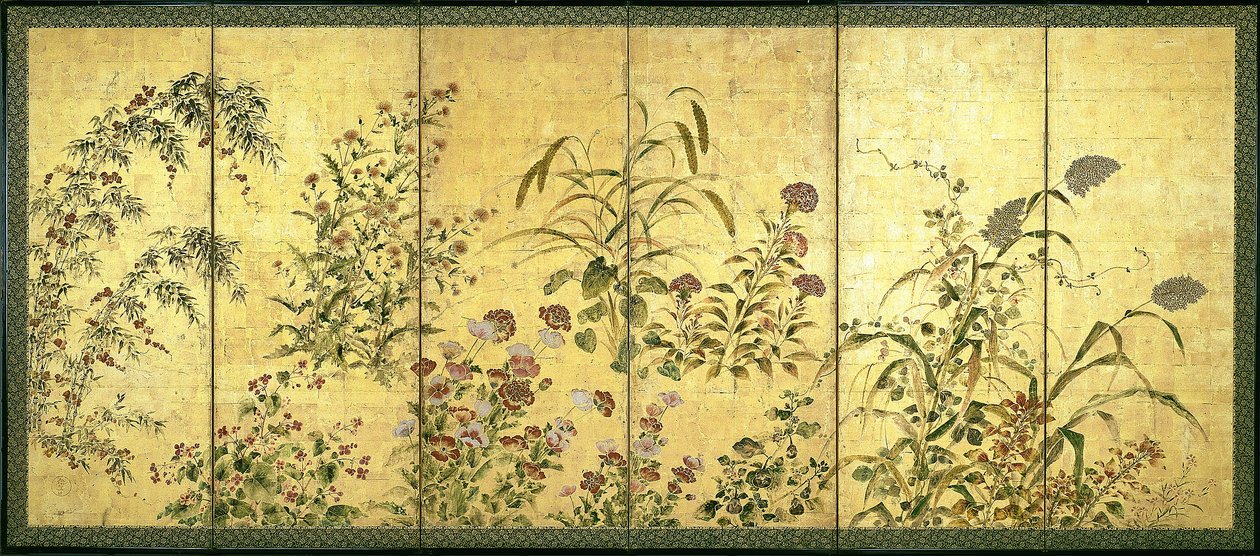 四季鲜花 作者 未知艺术家