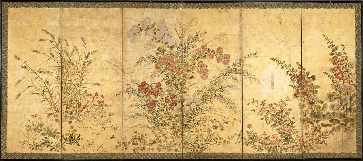 四季鲜花 作者 未知艺术家