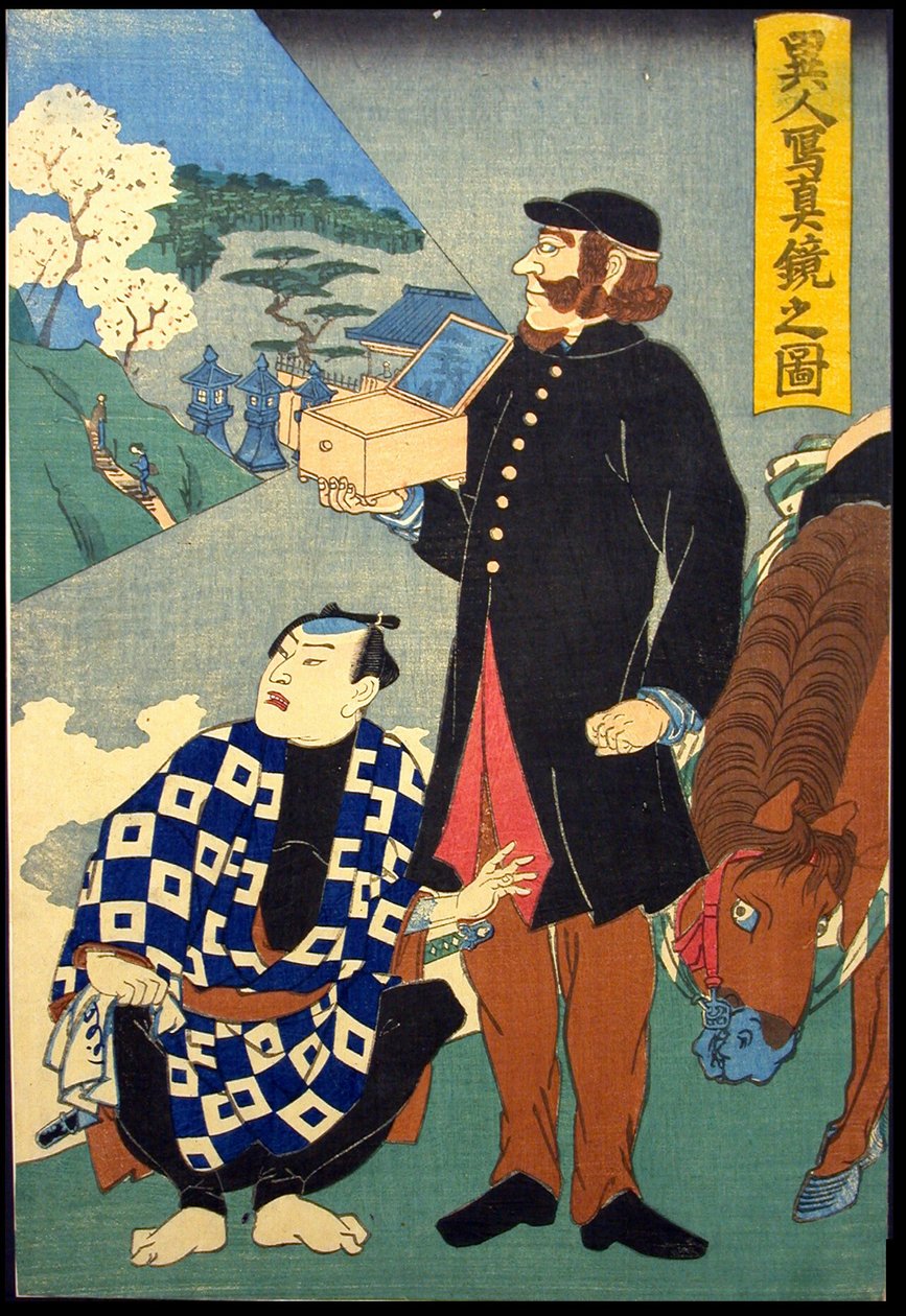 外国反射镜（Ijin shashin kagami no zu） 作者 未知艺术家