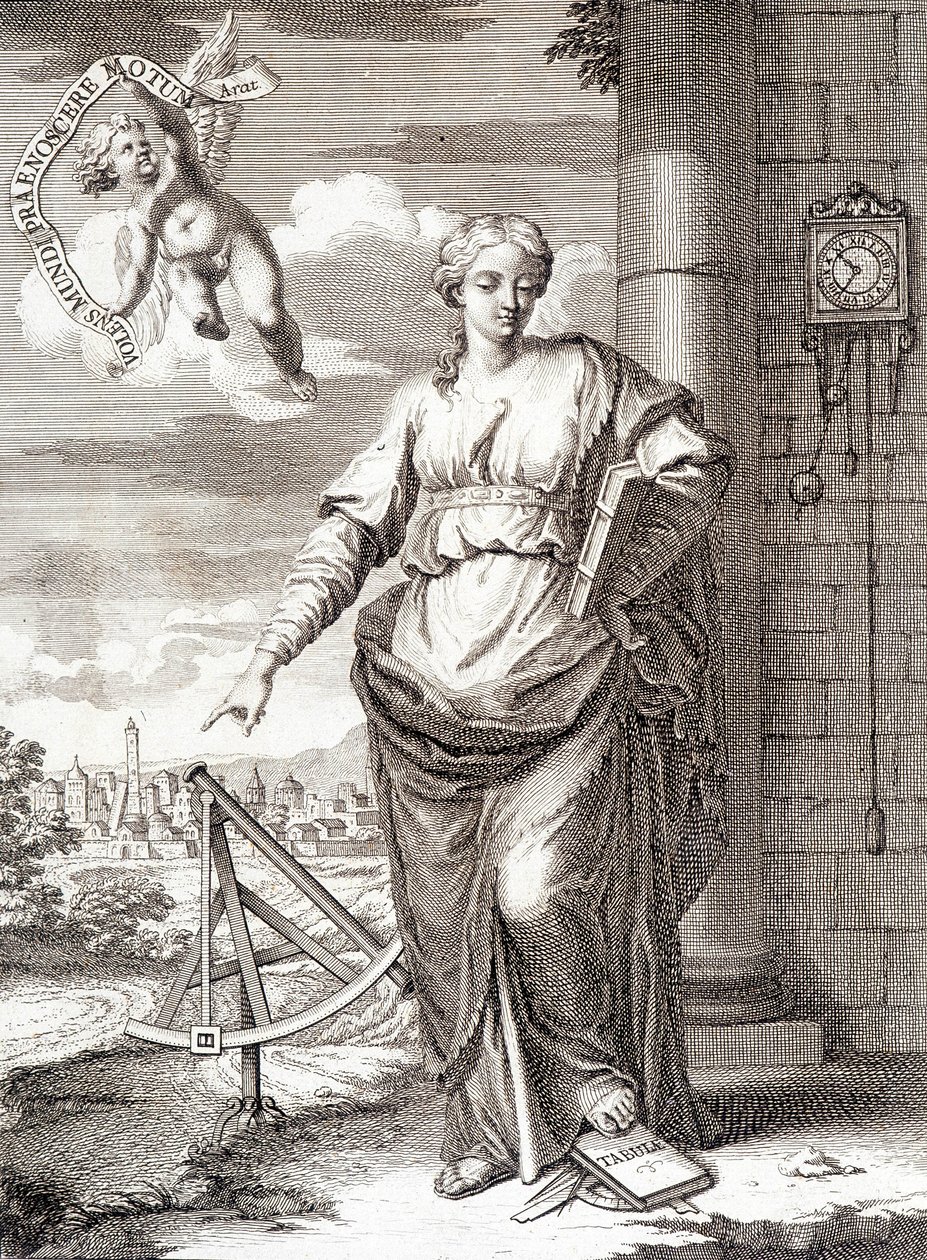 Frontispice of “” Ephemerides years 1775-1786””, by Eusachio Zanotto 作者 未知艺术家