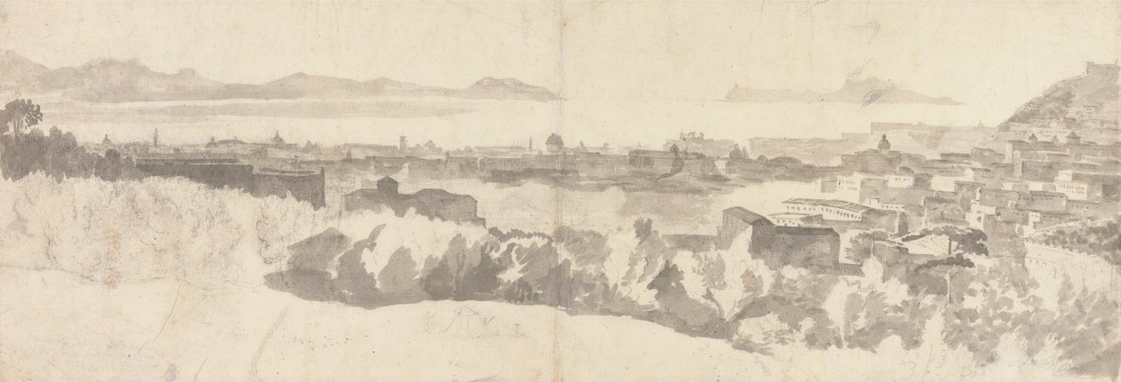 那不勒斯全景 作者 未知艺术家