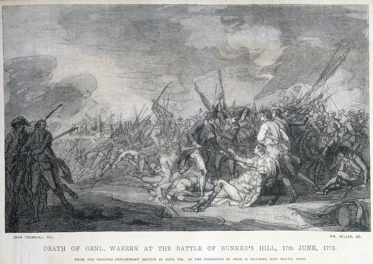 General Warren died during the Battle of Bunker