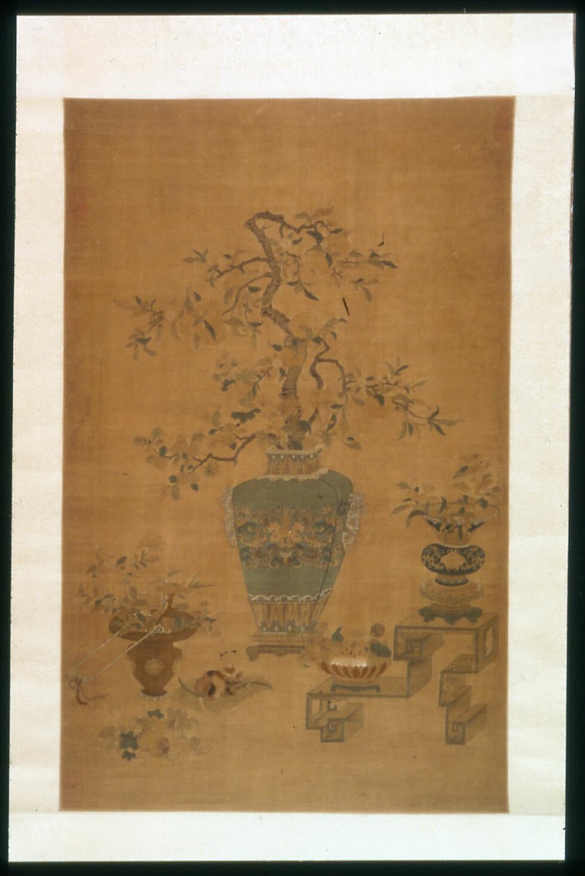 悬挂卷轴（家具织物） 作者 未知艺术家