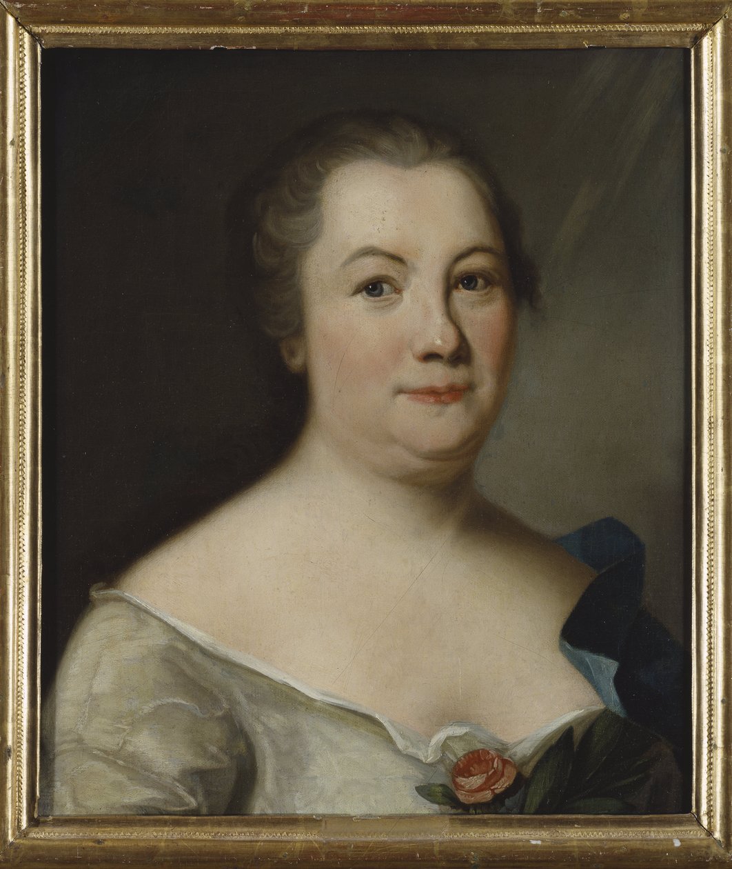 Hedvig Charlotta Nordenflycht, poetesse suedoise - Portrait of the poet Hedvig Charlotta Nordenflycht (1718-1763), Anonymous . Oil on canvas. Dimension : 47x40 cm. Nationalmuseum Stockholm 作者 未知艺术家
