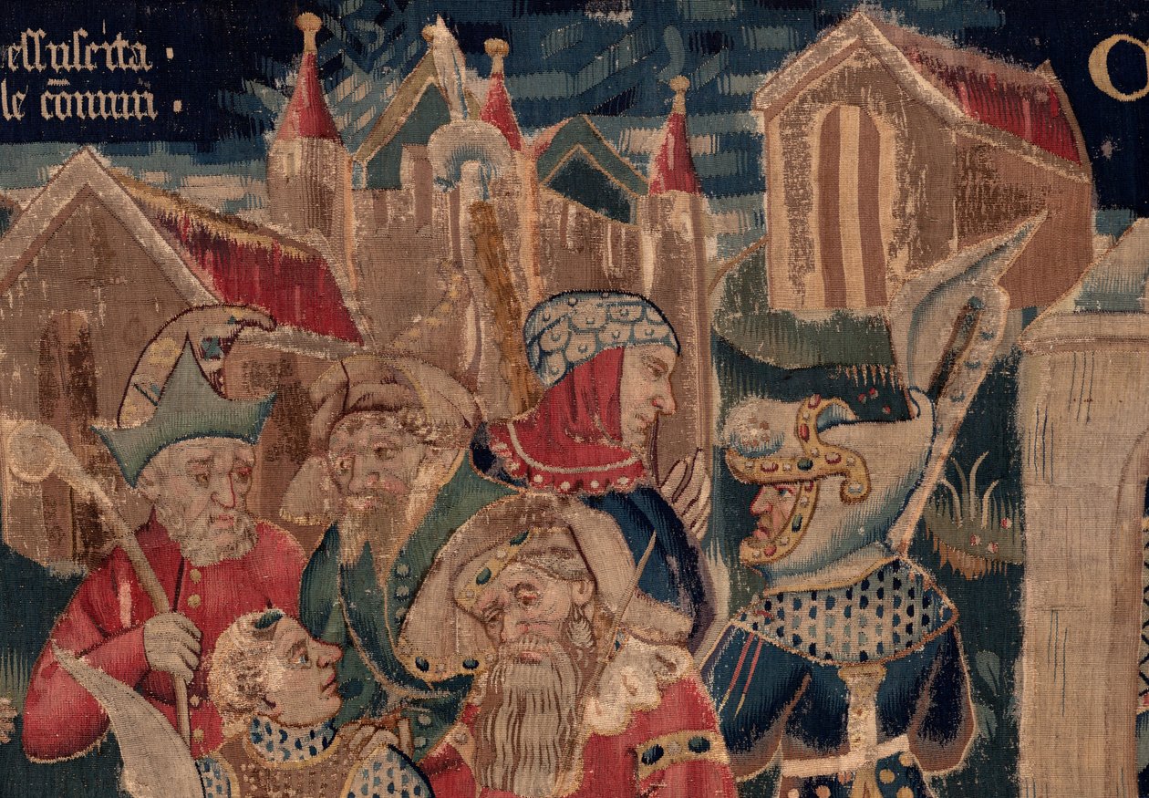 History of Saint Piat and Saint Eleuthère, Scene 12: The resurrection of the tribune