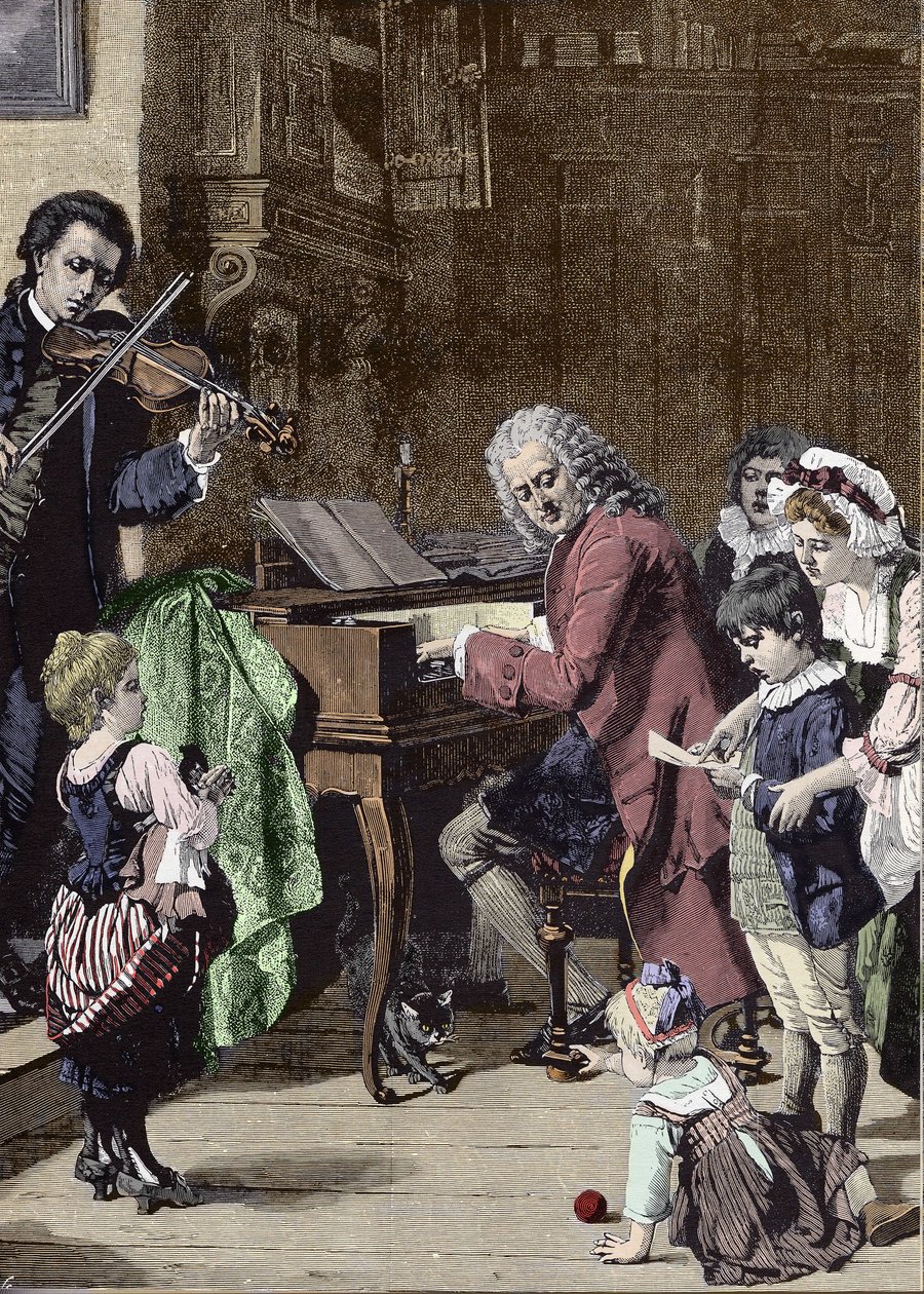 让·塞巴斯蒂安·巴赫 (Johann Sebastian Bach 作者 未知艺术家