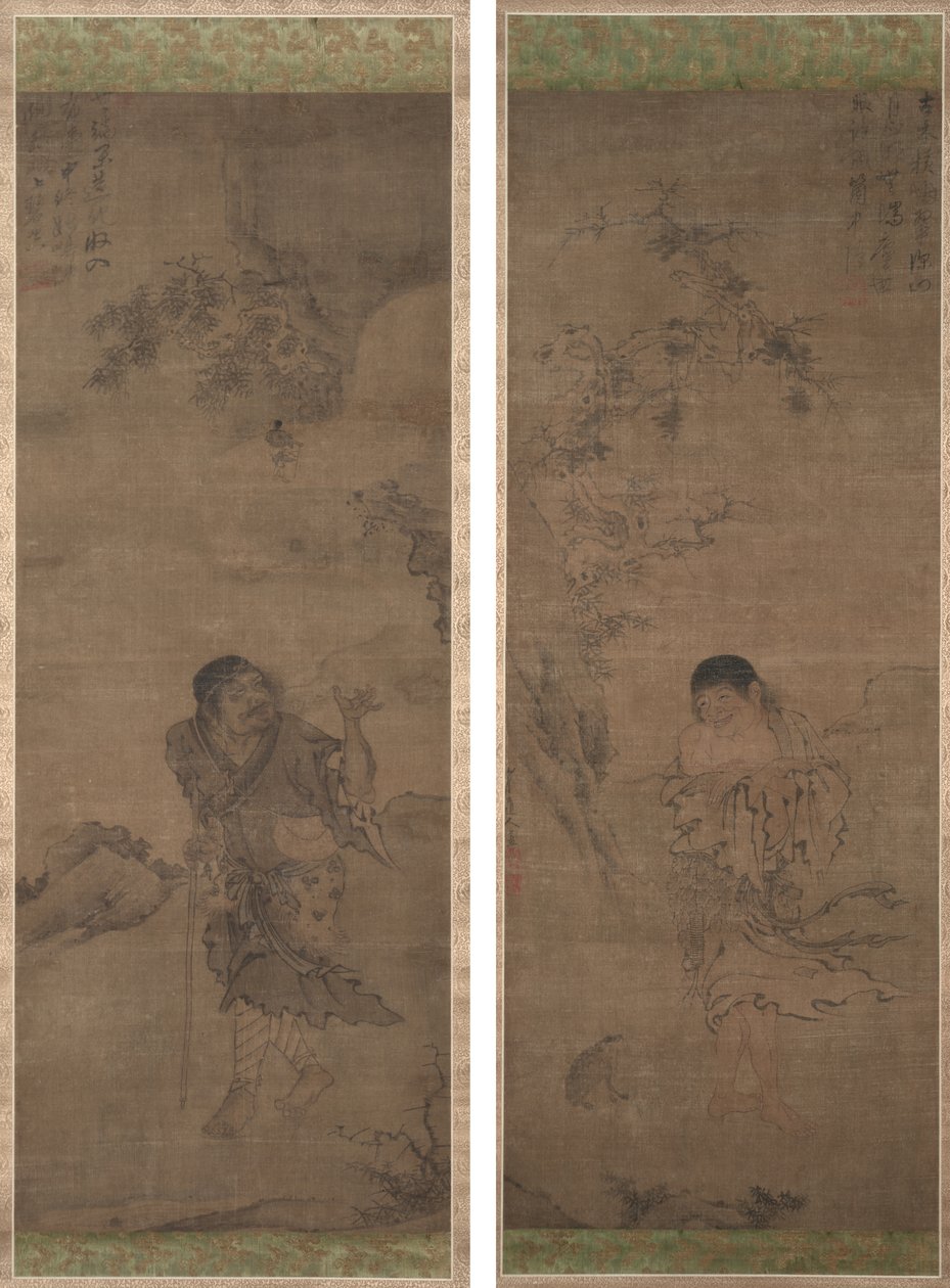李铁拐；刘海蟾 作者 未知艺术家