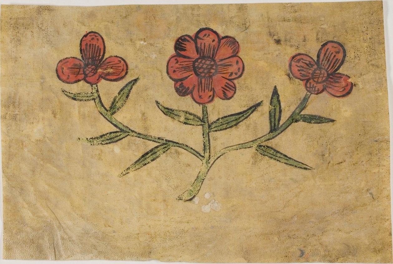剪花手稿 作者 未知艺术家