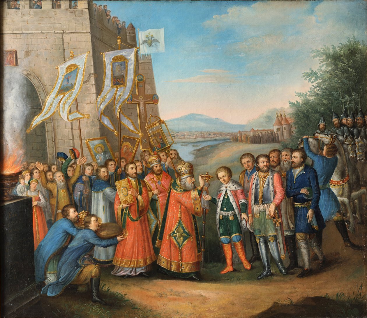 Michel Ier de Russie (1596-1645) - 米哈伊尔·费奥多罗维奇于 3 月 14 日被传唤到俄罗斯王位 作者 未知艺术家