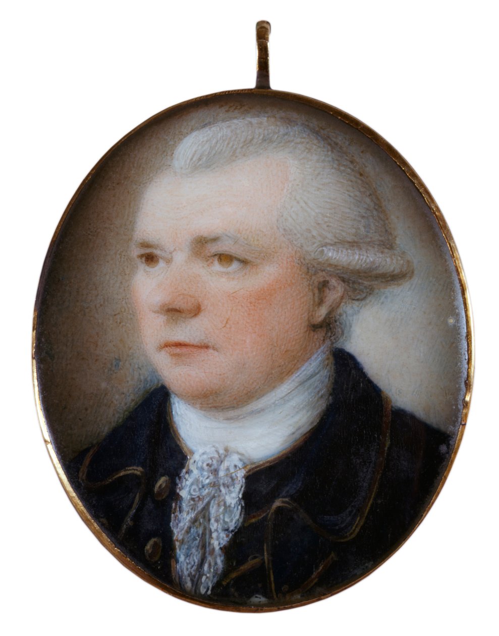 Miniature portrait of Captain John Coxon (painting) 作者 未知艺术家