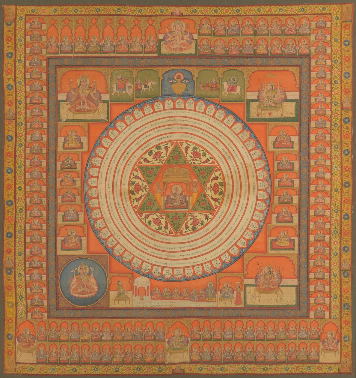 神秘图（Yantra） 作者 未知艺术家