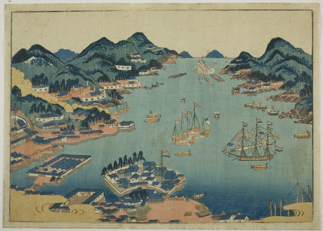 长崎港 作者 未知艺术家