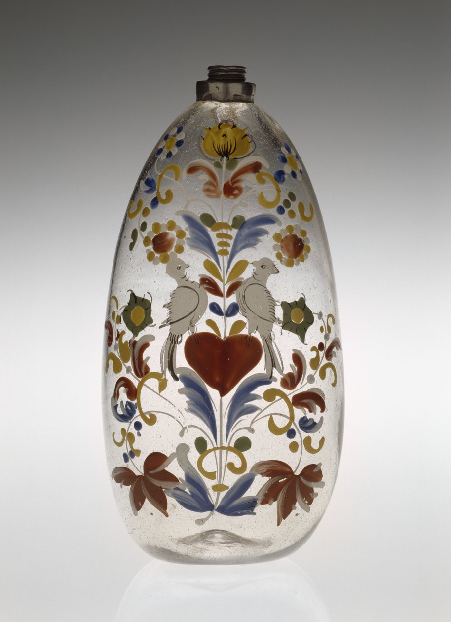 护理瓶或药瓶，c。 1750-1800（玻璃） 作者 未知艺术家