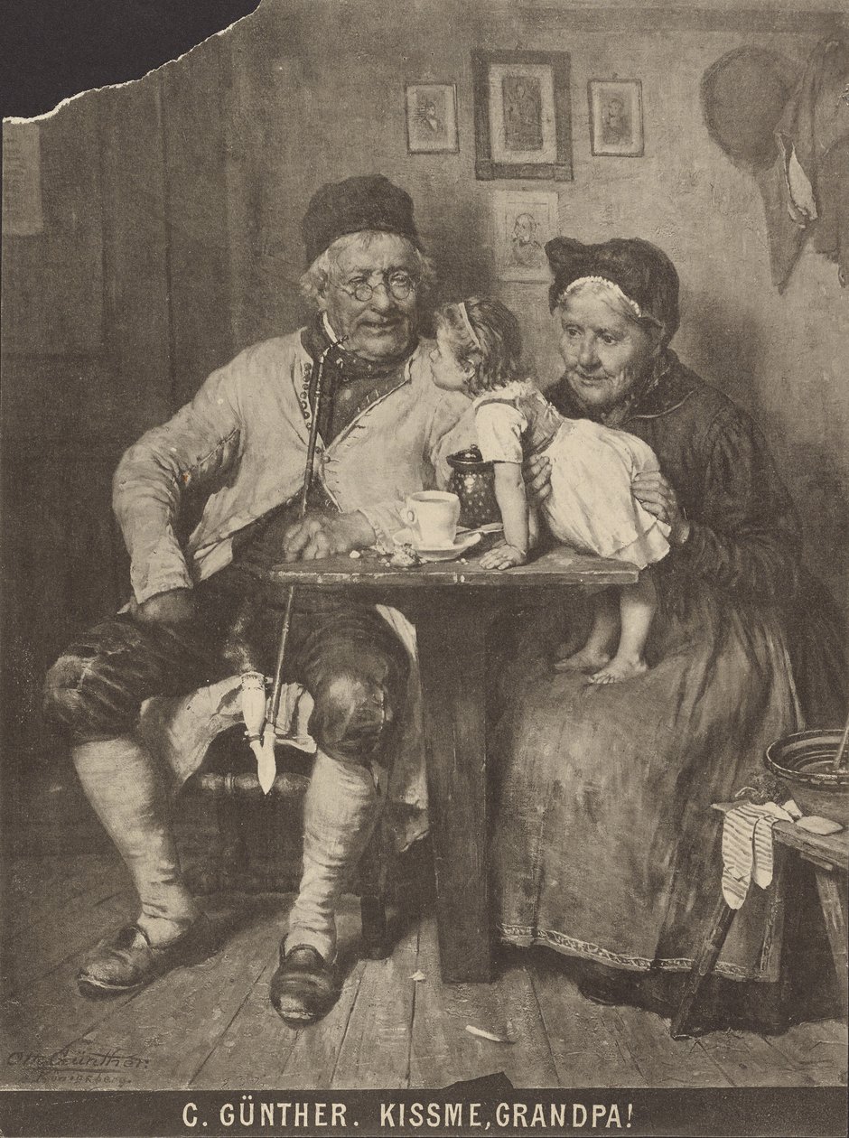 O. Günther - Kiss Me, Grandpa！ 作者 未知艺术家
