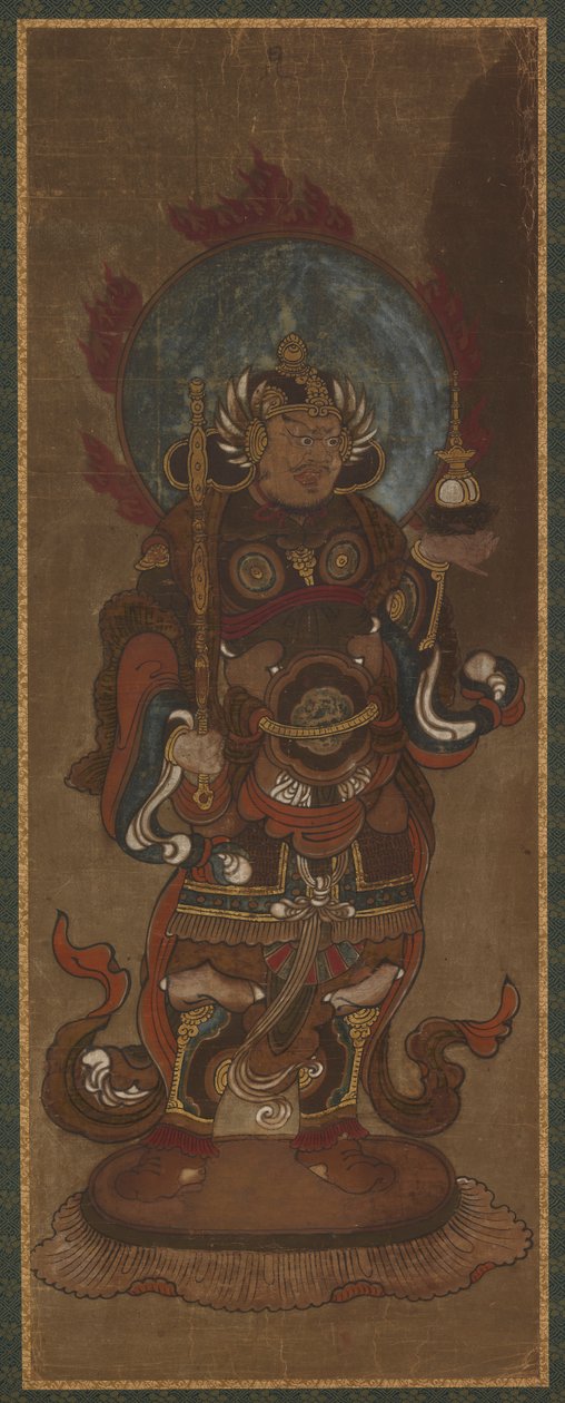 十二魔王之一：毗沙门十（<em>Vaisravana</em） 作者 未知艺术家