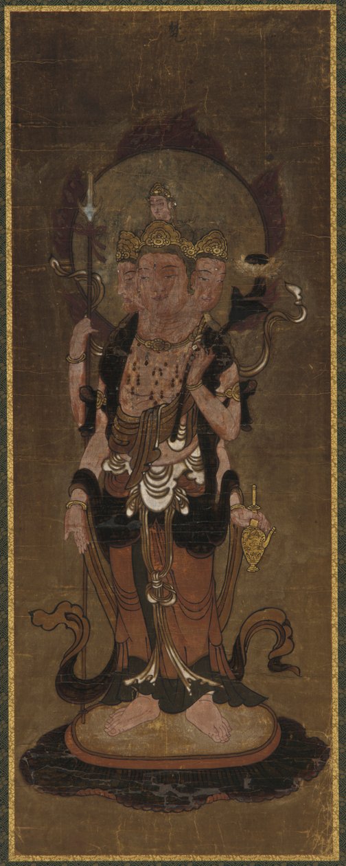 十二位魔王之一：邦腾（<em>Brahma</em>）。 作者 未知艺术家