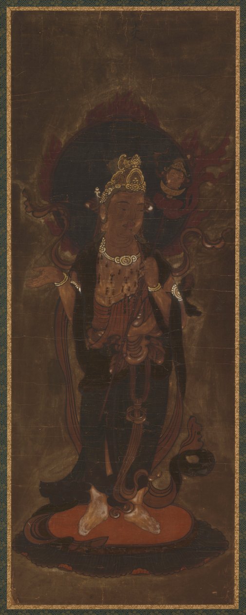十二魔神之一：Emma-ten （<em>Yama</em> 或 <em>Suyama-deva</em>?） 作者 未知艺术家