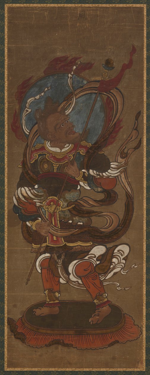 十二魔神之一：辅天 (<em>Vayu</em>) 作者 未知艺术家