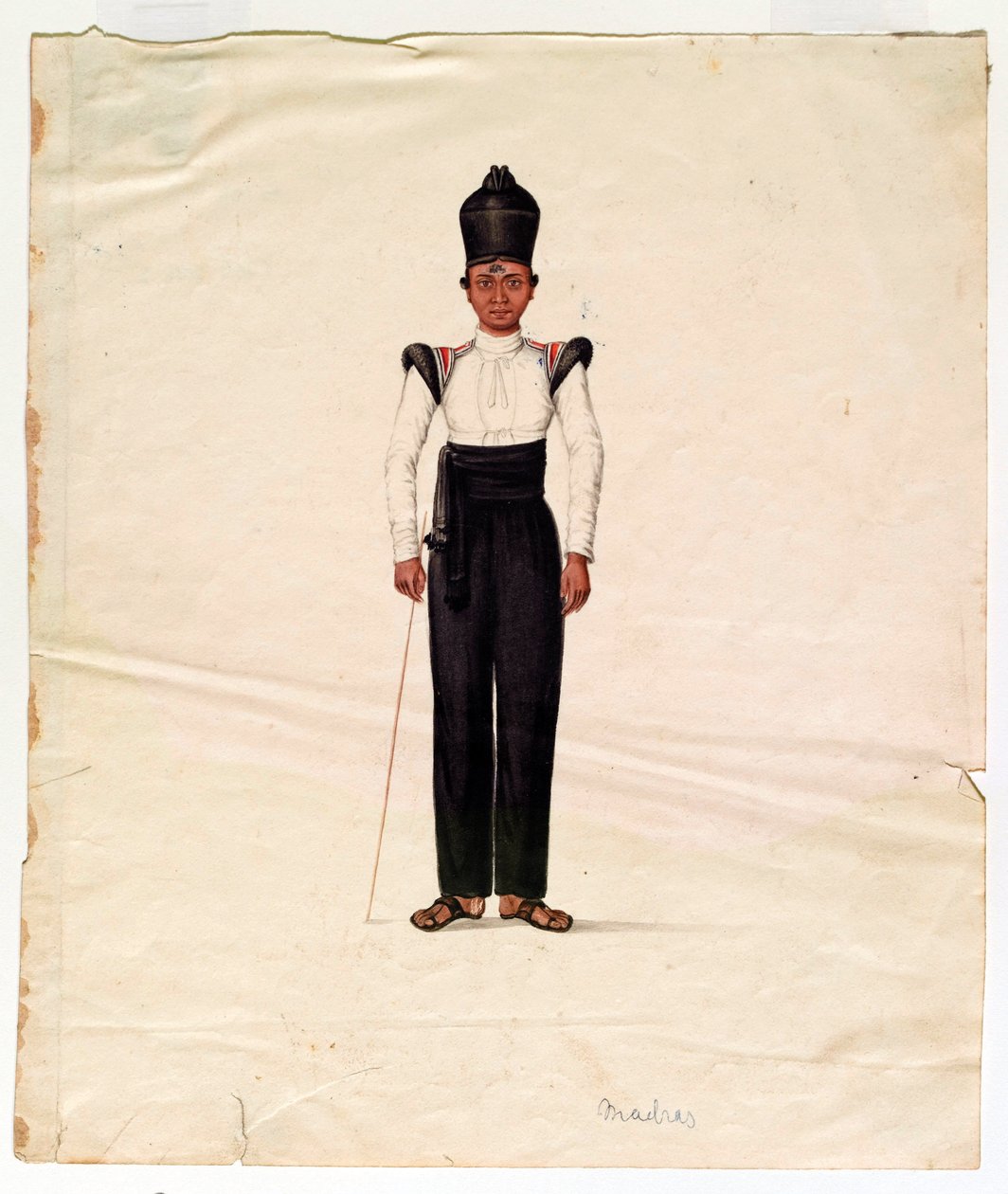 Orderly boy, Madras Army 作者 未知艺术家