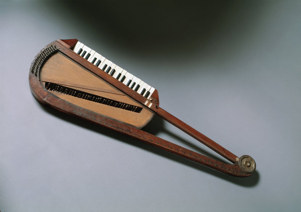 Orphica，小型乐器（便携式钢琴，由 Carl Leopold Rollig 于 18 世纪末发明，维也纳 作者 未知艺术家