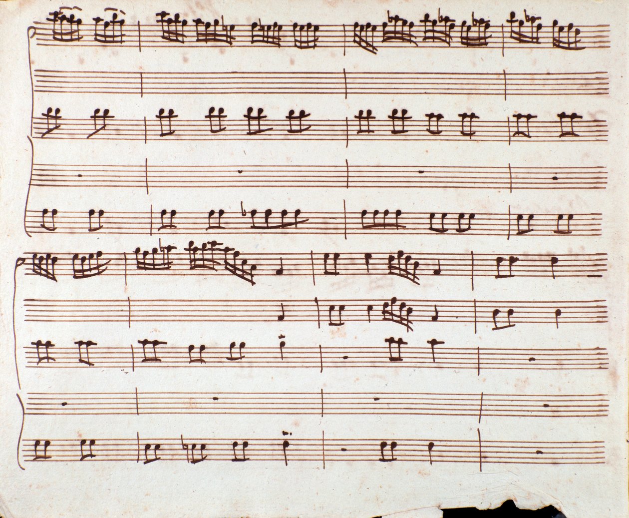 我们知道 Gia 的乐谱页面是安东尼奥·维瓦尔第 (Antonio Vivaldi) 的咏叹调 作者 未知艺术家