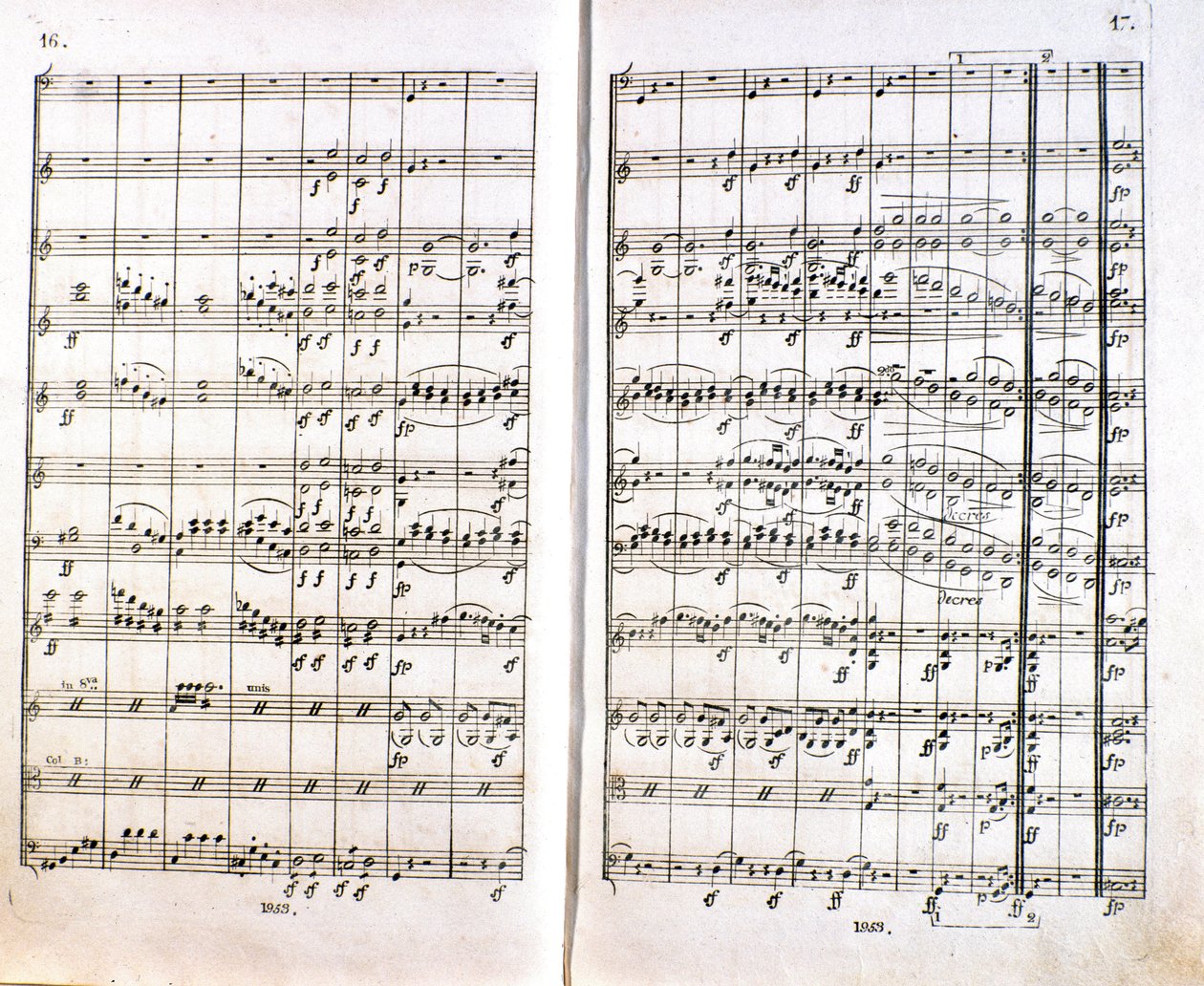 Symphony n 乐谱的第一个德语版页面。 德国作曲家路德维希·范·贝多芬 (1770-1827) (1799-1800) 的 C 大调第一首。 波恩 作者 未知艺术家