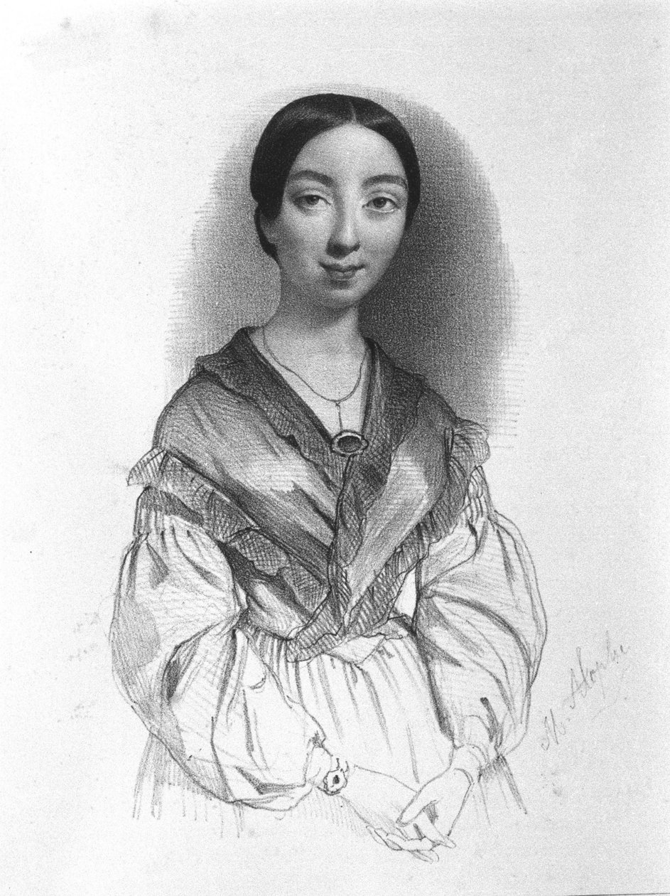 Pauline Viardot - Garcìa (1821-1910)，法国歌手。 作者 未知艺术家