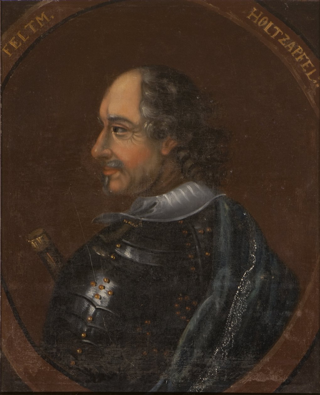 Peter Melander, Comte de Holzappel - Holzappel 的 Peter Melander 伯爵 (1589-1648) 的肖像，匿名。 布面油画。 尺寸：64x54 厘米。 斯德哥尔摩国家博物馆 作者 未知艺术家