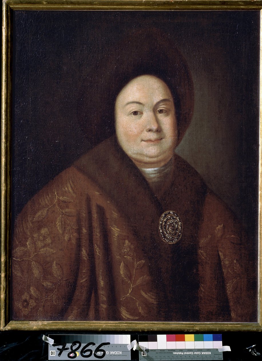 Portrait de la tsarine Eudoxia Feodorovna Lopukhina (1669-1731), l