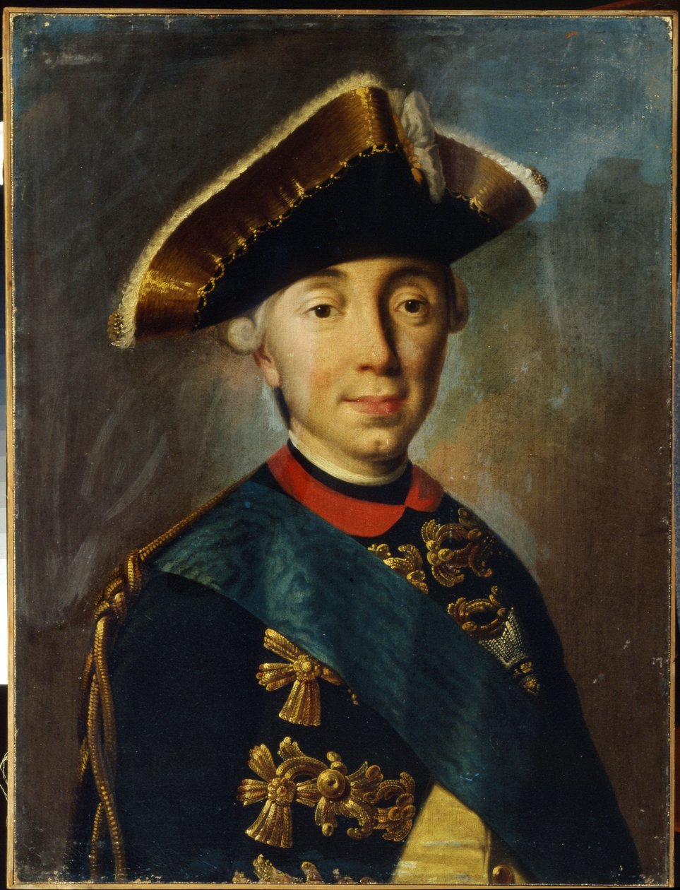 俄国沙皇彼得三世肖像（1728-1762 年）（俄国沙皇彼得二世肖像）。彼得二世-费奥多罗维奇，又名查尔斯-彼得-乌尔里希，荷尔斯泰因-戈托普公爵，荷尔斯泰因-戈托普支系的第一任君主，后改名为罗-彼得三世。 作者 未知艺术家