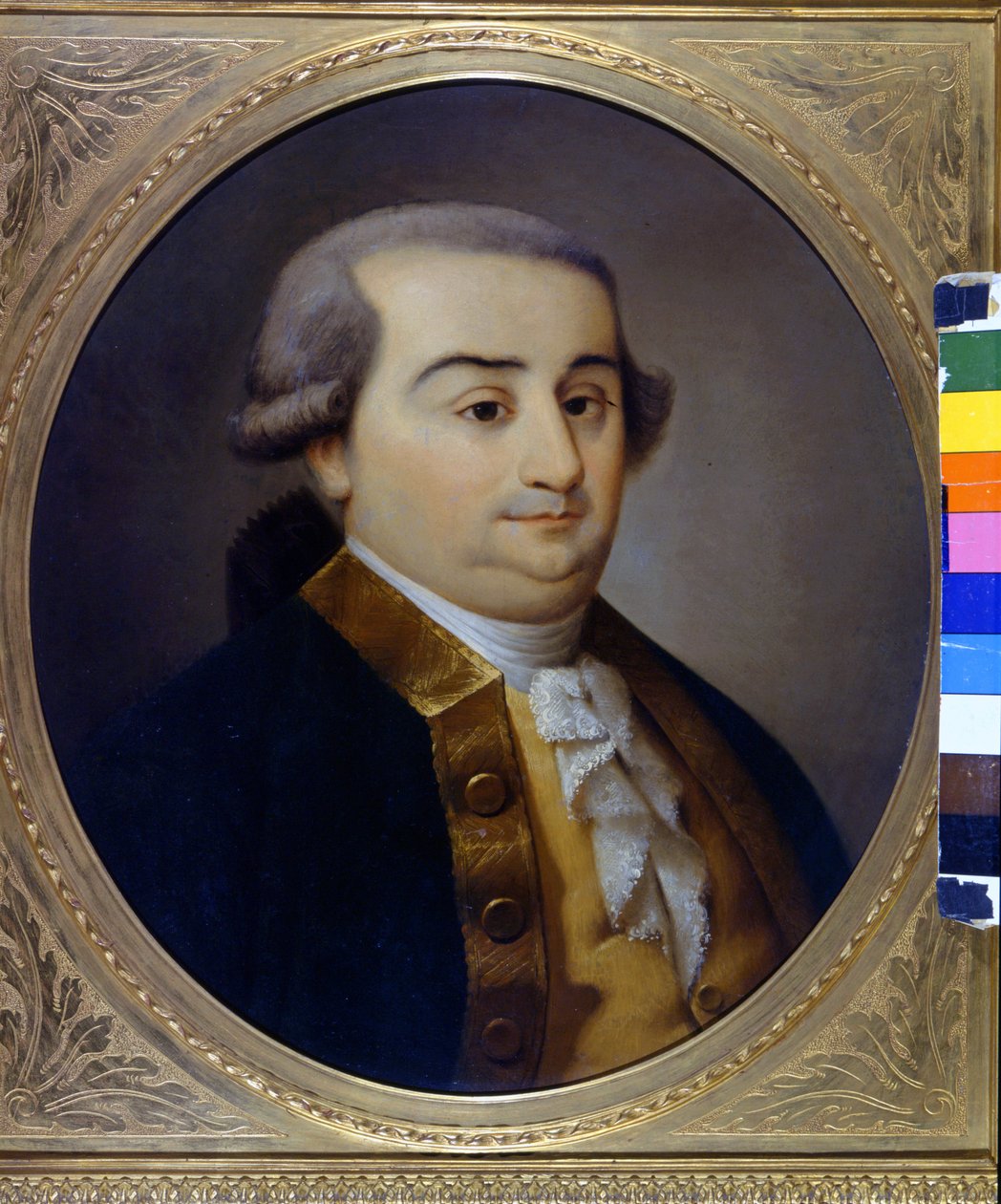 切萨雷·博内萨纳 (Cesare Bonesana) 的肖像，贝卡里亚侯爵 (1738 - 1794)，意大利法学家。 18 世纪的匿名绘画。米兰博物馆。 米兰 作者 未知艺术家