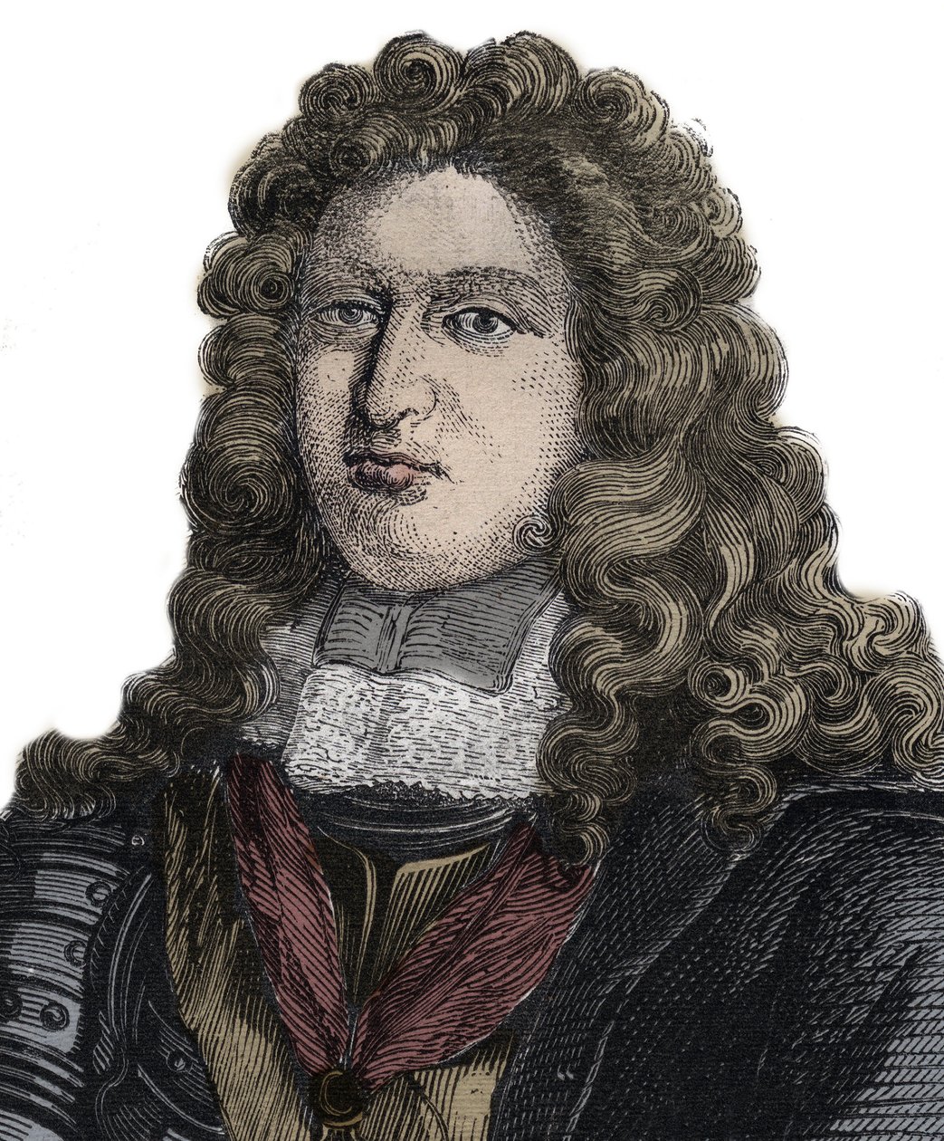 法国诗人Charles Auguste de La Fare Comte de Laugeres（1644-1712）的画像 作者 未知艺术家