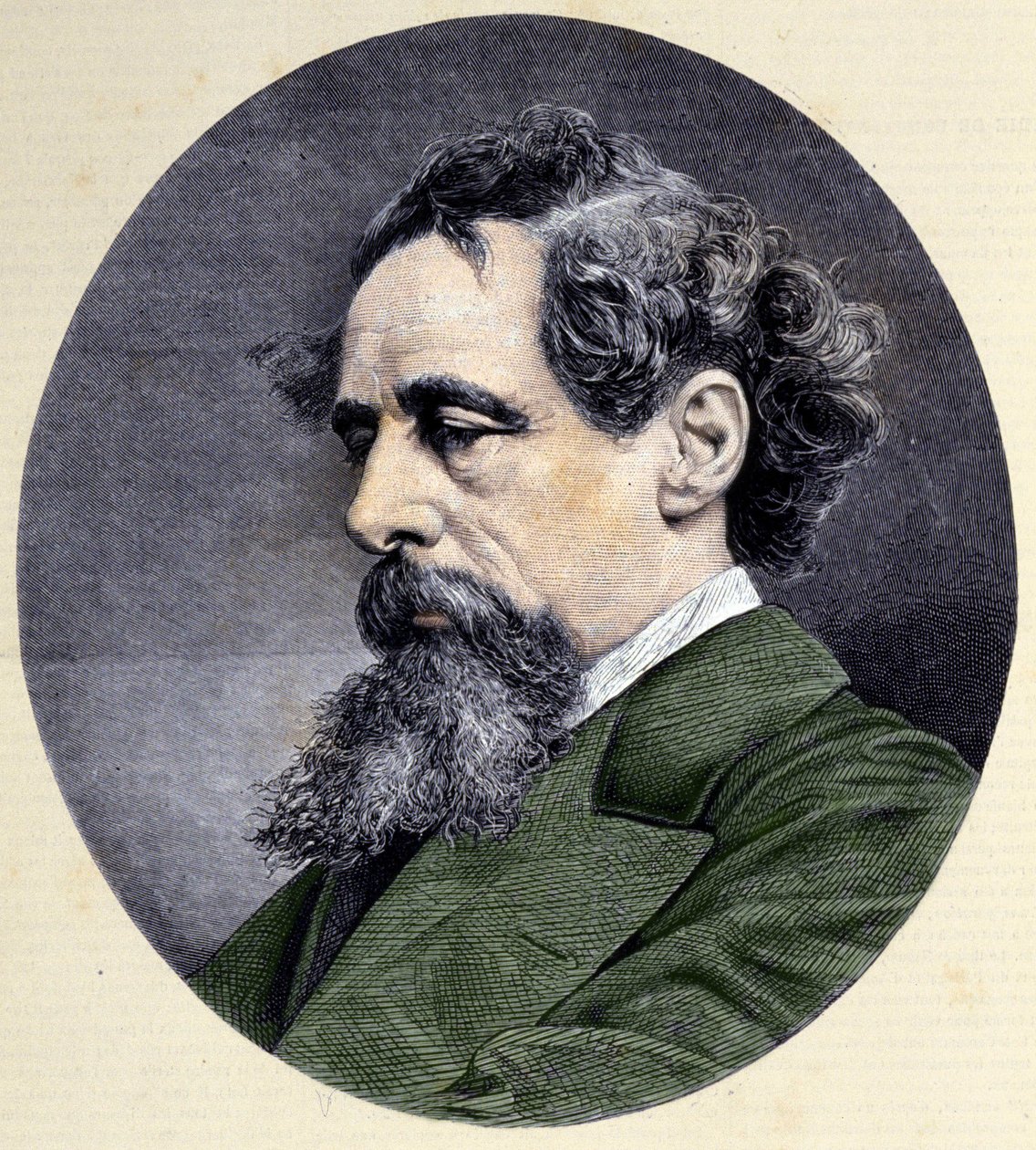 Portrait of Charles Dickens (1812-1870), English writer. 作者 未知艺术家