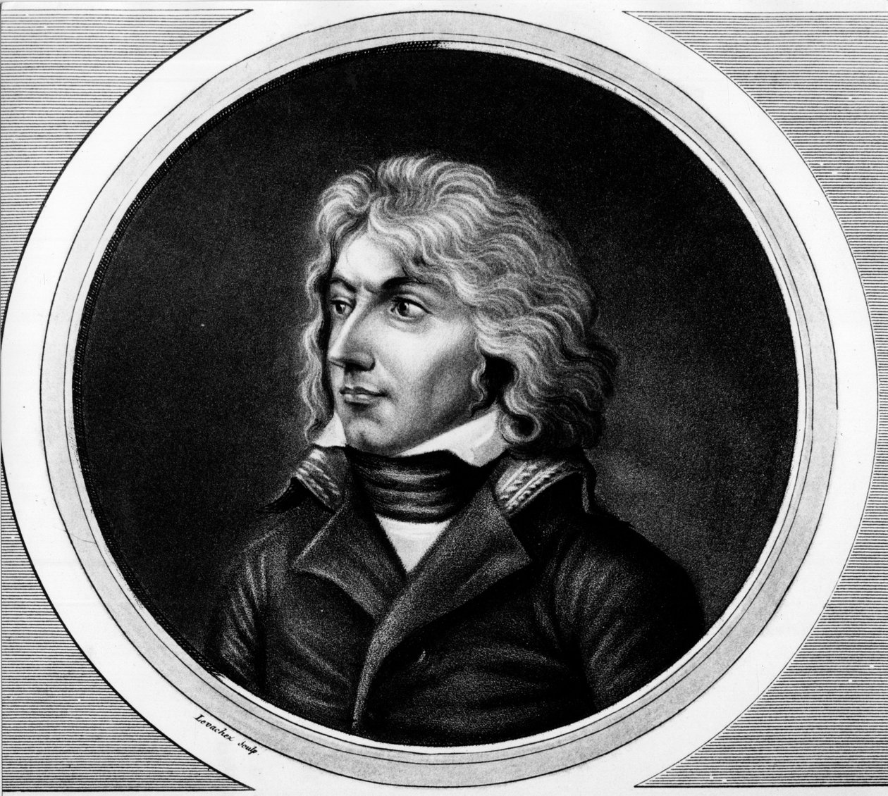 Portrait of Charles Jean - Baptiste Bernadotte (1763-1844), marechal of France, King Charles XIV of Sweden and Norway. engraving in “” Complete collection of historical paintings of the French revolution, in three volumes.”” 1804. 作者 未知艺术家