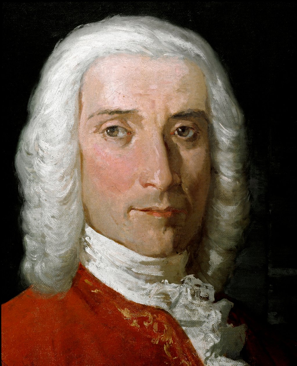 意大利作曲家多梅尼科·斯卡拉蒂（Domenico Scarlatti，1685-1757）的肖像。 18 世纪的匿名绘画。 那不勒斯，圣彼得罗和马耶拉音乐学院。 作者 未知艺术家