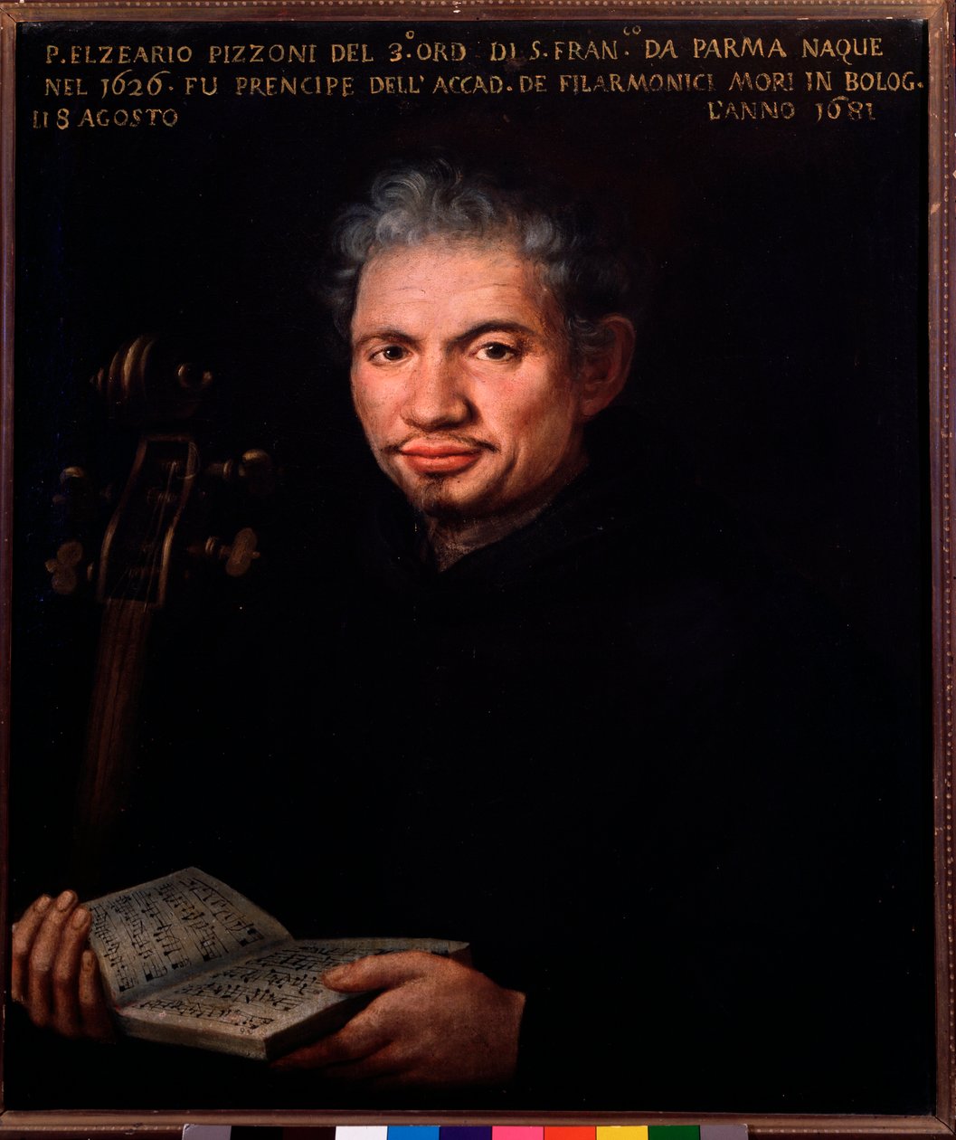 Elzeario Pizzoni (1626-1681)意大利作曲家的肖像 无名画。18世纪 博洛尼亚，公民音乐博物馆 作者 未知艺术家