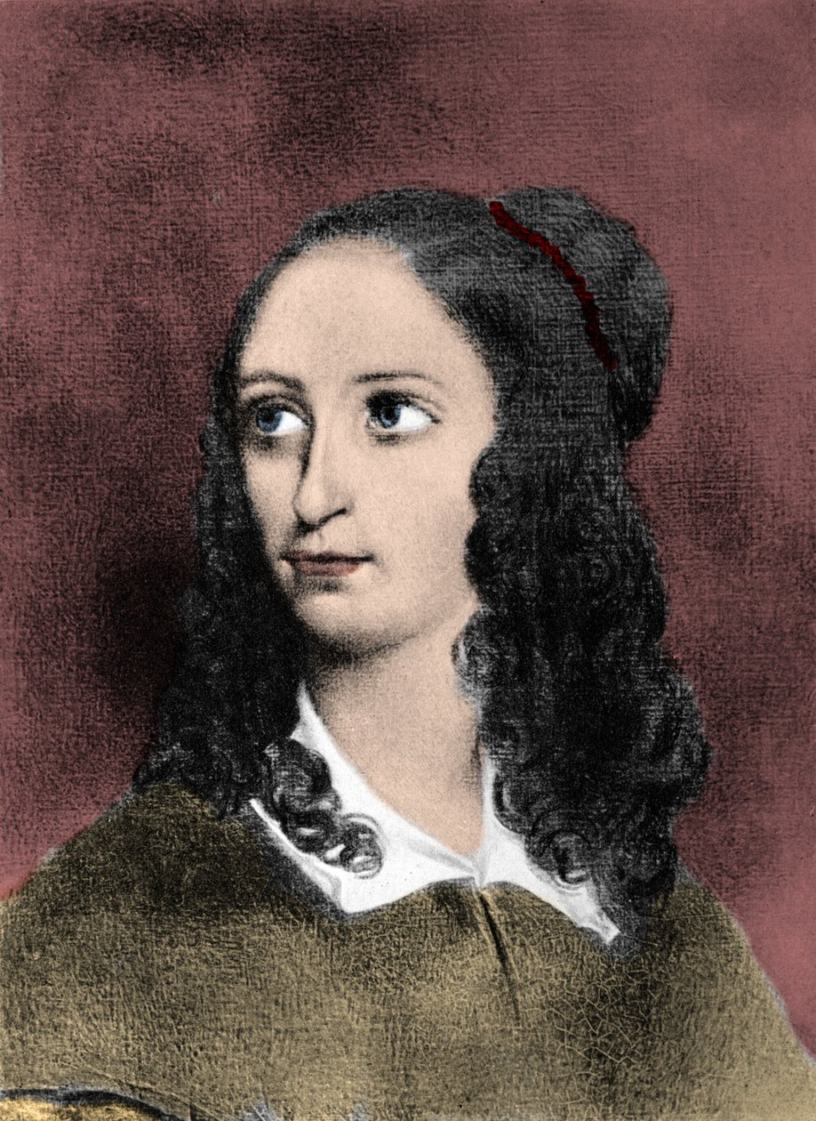 Portrait of Flora Tristan, French politician (1803-1844). 作者 未知艺术家