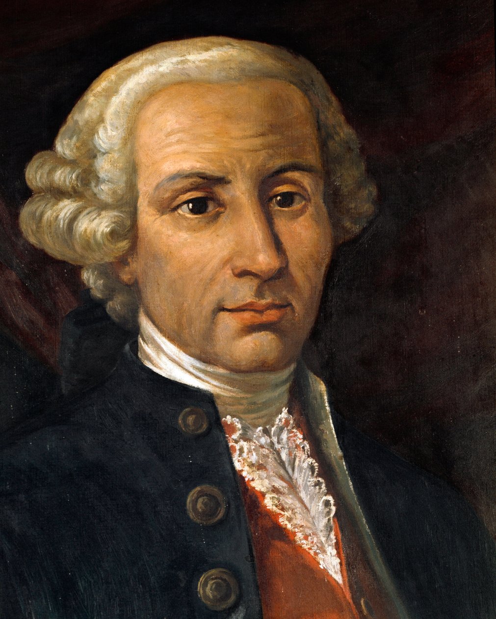 Francesco Durante（1684-1755）的肖像，那不勒斯作曲家匿名绘画。 18 世纪博洛尼亚，音乐图书馆市民博物馆 作者 未知艺术家