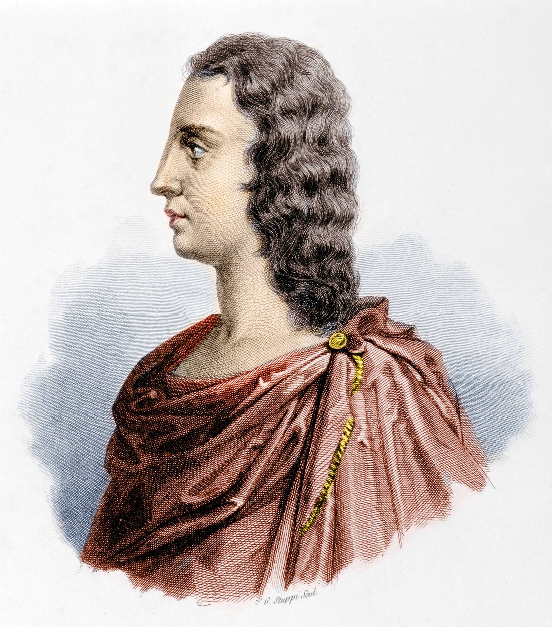 Gaetano Majorano dit Caffarelli (1710 -1783) 的肖像。 作者 未知艺术家