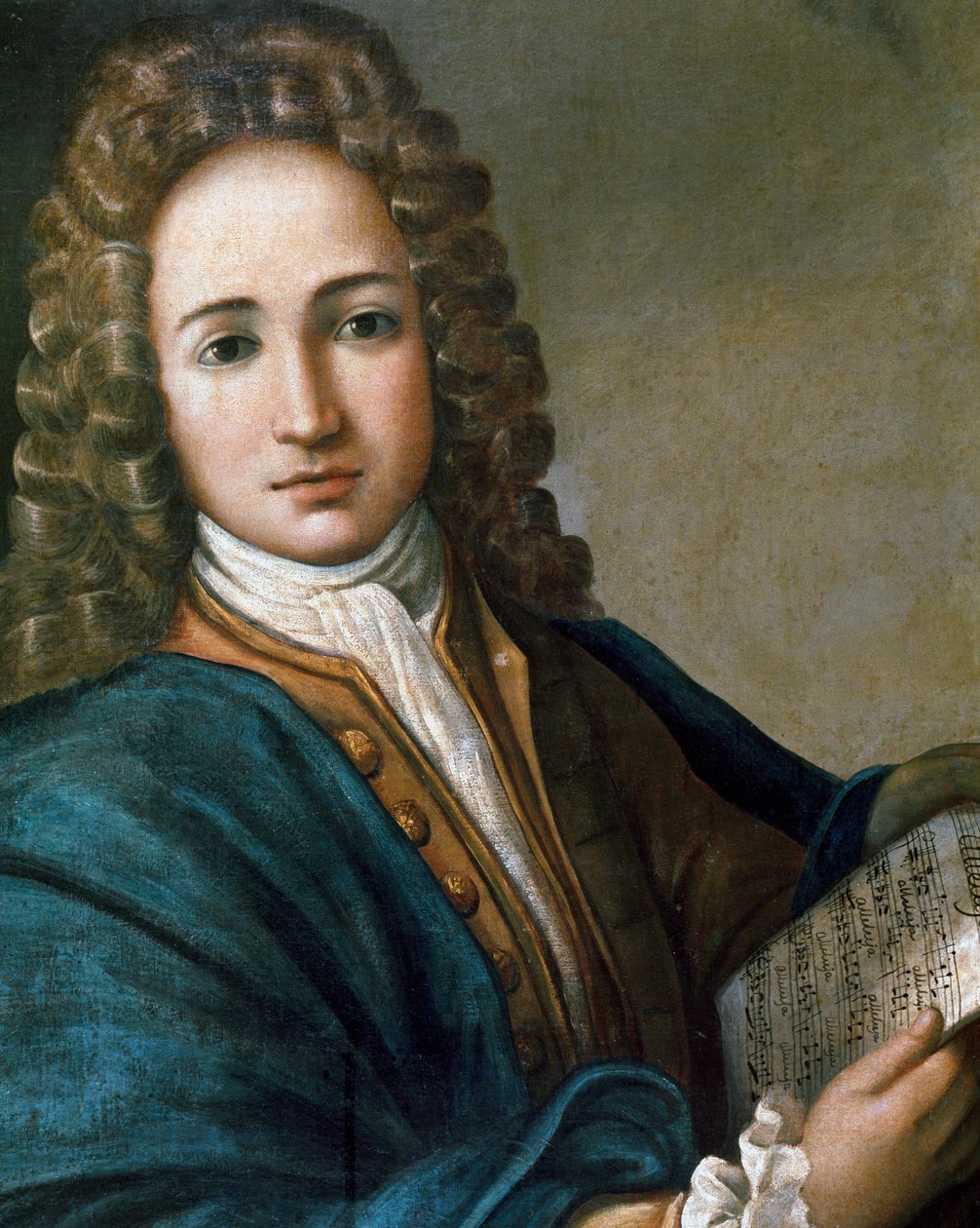 乔治·弗雷德里克·亨德尔 (Georg Friedrich Handel) 的肖像 作者 未知艺术家
