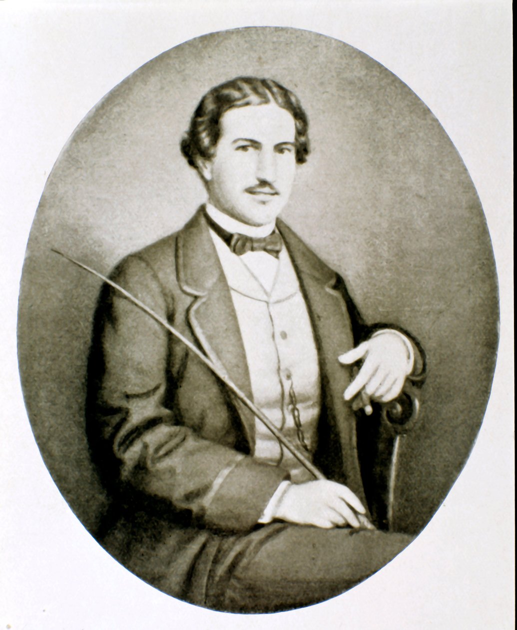 Gigio Caroli 的肖像，Giuseppe Garibaldi 的第二任妻子 Giuseppina Raimondi 的情人。 私人收藏 作者 未知艺术家