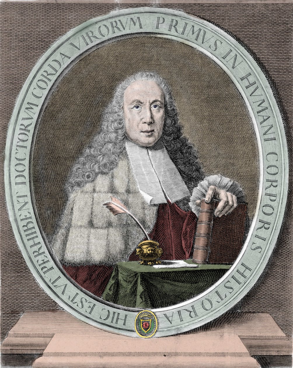 Giovanni Battista Morgagni (1682-1771) 意大利医生和解剖学家的肖像。 米兰人。 作者 未知艺术家
